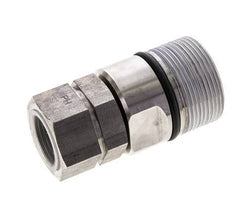 Stainless Steel DN 20 Hydraulic Coupling Socket G 3/4 inch Female Threads ISO 14541 D M42 x 2