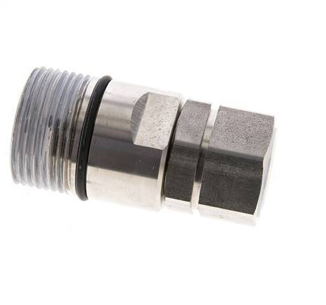 Acoplamiento hidráulico de acero inoxidable DN 25 Enchufe G 1 pulgada rosca hembra D M48 x 3