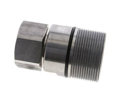 Stainless Steel DN 31.5 Hydraulic Coupling Socket G 1 1/2 inch Female Threads D M70 x 3