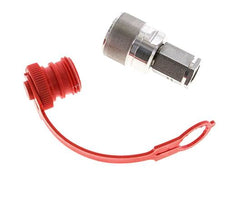 Acero inoxidable DN 6.3 Acoplamiento hidráulico Enchufe G 1/4 pulgada Roscas Hembra ISO 14541 D M24 x 2