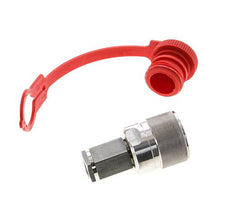 Acero inoxidable DN 6.3 Acoplamiento hidráulico Enchufe G 1/4 pulgada Roscas Hembra ISO 14541 D M24 x 2