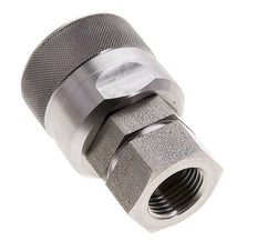 Acoplamiento hidráulico de acero inoxidable DN 12,5 Enchufe G 1/2 pulgadas rosca hembra ISO 14541 D M36 x 2
