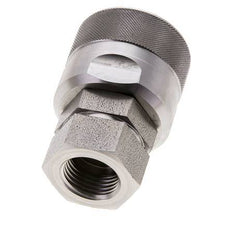 Acoplamiento hidráulico de acero inoxidable DN 12,5 Enchufe G 1/2 pulgadas rosca hembra ISO 14541 D M36 x 2