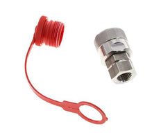 Acoplamiento hidráulico de acero inoxidable DN 12,5 Enchufe G 1/2 pulgadas rosca hembra ISO 14541 D M36 x 2