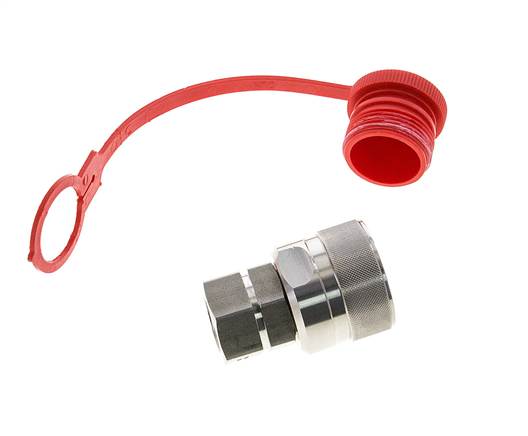 Acoplamiento hidráulico de acero inoxidable DN 12,5 Enchufe G 1/2 pulgadas rosca hembra ISO 14541 D M36 x 2