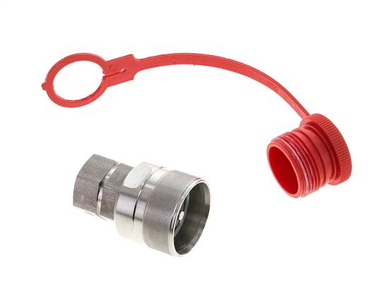 Acoplamiento hidráulico de acero inoxidable DN 12,5 Enchufe G 1/2 pulgadas rosca hembra ISO 14541 D M36 x 2