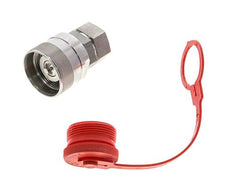 Acero inoxidable DN 20 Acoplamiento hidráulico Enchufe G 3/4 pulgadas Roscas hembra ISO 14541 D M42 x 2