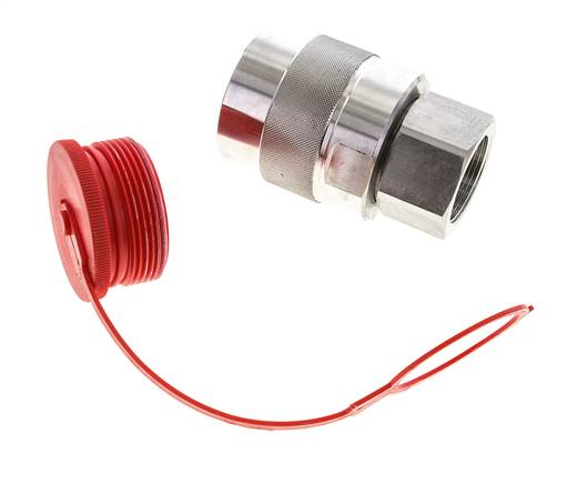 Acero inoxidable DN 31,5 Acoplamiento hidráulico Enchufe G 1 1/2 pulgadas Rosca hembra D M70 x 3