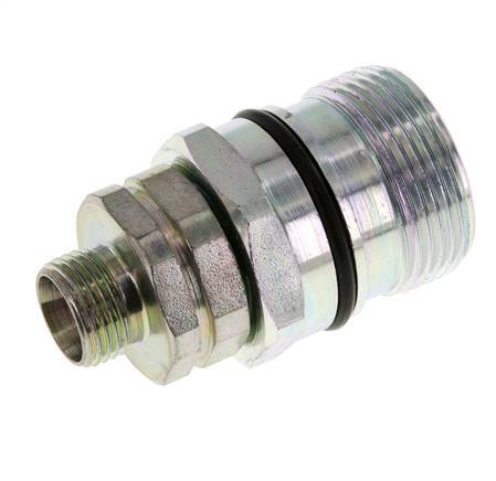Acero DN 12.5 Acoplamiento hidráulico Enchufe 12 mm L Anillo de compresión ISO 14541/8434-1 D M36 x 2