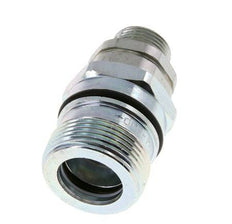 Steel DN 12.5 Hydraulic Coupling Socket 15 mm L Compression Ring ISO 14541/8434-1 D M36 x 2