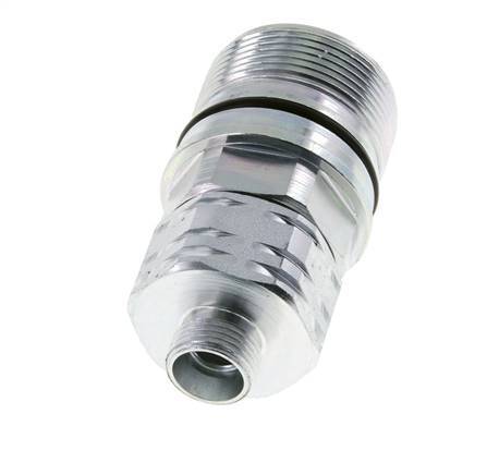 Acero DN 20 Acoplamiento hidráulico Enchufe 12 mm L Anillo de compresión ISO 14541/8434-1 D M42 x 2