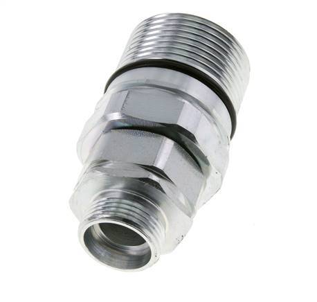 Steel DN 25 Hydraulic Coupling Socket 22 mm L Compression Ring ISO 8434-1 D M48 x 3