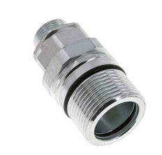 Steel DN 25 Hydraulic Coupling Socket 22 mm L Compression Ring ISO 8434-1 D M48 x 3