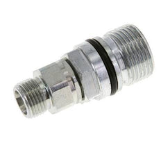 Steel DN 10 Hydraulic Coupling Socket 10 mm S Compression Ring ISO 14541/8434-1 D M28 x 2