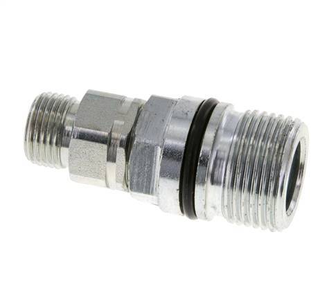 Steel DN 10 Hydraulic Coupling Socket 10 mm S Compression Ring ISO 14541/8434-1 D M28 x 2
