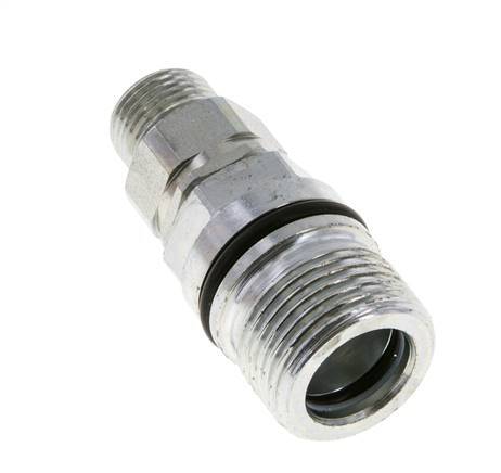 Steel DN 10 Hydraulic Coupling Socket 10 mm S Compression Ring ISO 14541/8434-1 D M28 x 2