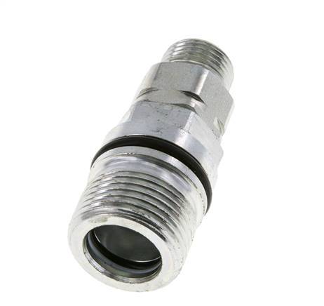 Steel DN 10 Hydraulic Coupling Socket 10 mm S Compression Ring ISO 14541/8434-1 D M28 x 2