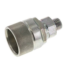 Acero DN 10 Acoplamiento hidráulico Tapón 8 mm L Anillo de compresión ISO 14541/8434-1 D M28 x 2