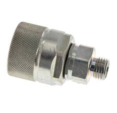 Acero DN 10 Acoplamiento hidráulico Tapón 8 mm L Anillo de compresión ISO 14541/8434-1 D M28 x 2