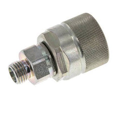 Acero DN 10 Acoplamiento hidráulico Tapón 8 mm L Anillo de compresión ISO 14541/8434-1 D M28 x 2