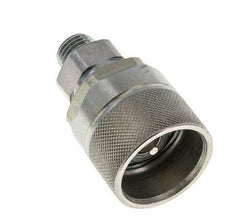 Acero DN 10 Acoplamiento hidráulico Tapón 8 mm L Anillo de compresión ISO 14541/8434-1 D M28 x 2