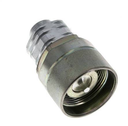 Steel DN 20 Hydraulic Coupling Plug 15 mm L Compression Ring ISO 14541/8434-1 D M42 x 2