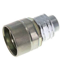 Steel DN 20 Hydraulic Coupling Plug 18 mm L Compression Ring ISO 14541/8434-1 D M42 x 2