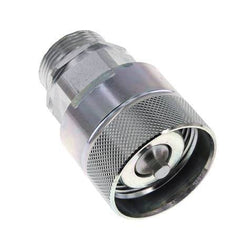 Acero DN 25 Acoplamiento hidráulico Tapón 28 mm L Anillo de compresión ISO 8434-1 D M48 x 3