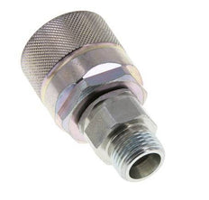 Steel DN 10 Hydraulic Coupling Plug 10 mm S Compression Ring ISO 14541/8434-1 D M28 x 2