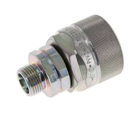 Acero DN 12.5 Acoplamiento hidráulico Tapón 12 mm S Anillo de compresión ISO 14541/8434-1 D M36 x 2