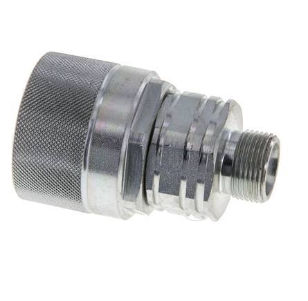 Steel DN 20 Hydraulic Coupling Plug 14 mm S Compression Ring ISO 14541/8434-1 D M42 x 2