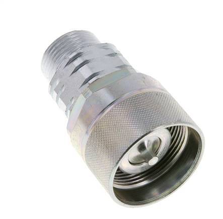 Steel DN 20 Hydraulic Coupling Plug 20 mm S Compression Ring ISO 14541/8434-1 D M42 x 2