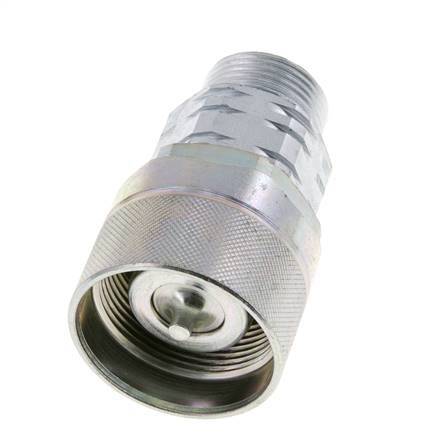 Steel DN 20 Hydraulic Coupling Plug 20 mm S Compression Ring ISO 14541/8434-1 D M42 x 2
