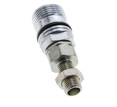 Steel DN 10 Hydraulic Coupling Socket 8 mm L Compression Ring Bulkhead ISO 14541/8434-1 D M28 x 2