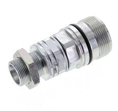 Steel DN 20 Hydraulic Coupling Socket 18 mm L Compression Ring Bulkhead ISO 14541/8434-1 D M42 x 2