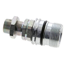 Steel DN 12.5 Hydraulic Coupling Socket 14 mm S Compression Ring Bulkhead ISO 14541/8434-1 D M36 x 2