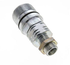 Steel DN 20 Hydraulic Coupling Socket 14 mm S Compression Ring Bulkhead ISO 14541/8434-1 D M42 x 2