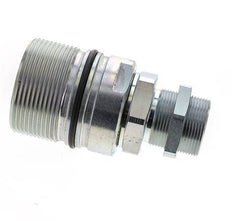 Steel DN 31.5 Hydraulic Coupling Socket 30 mm S Compression Ring Bulkhead ISO 8434-1 D M70 x 3