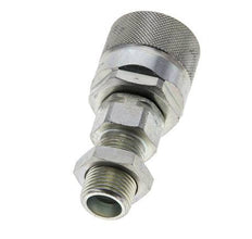 Steel DN 10 Hydraulic Coupling Plug 10 mm S Compression Ring Bulkhead ISO 14541/8434-1 D M28 x 2