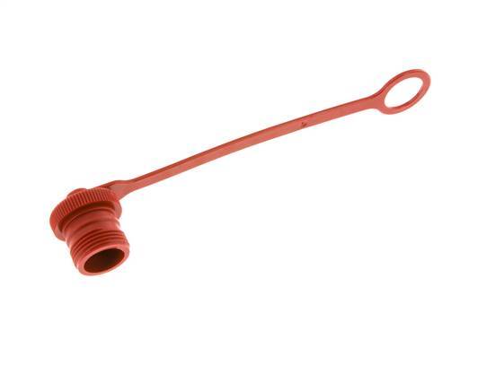 M 28 x 2 Tapa de protección contra el polvo de plástico para el tapón de acoplamiento ISO 14541 [2 piezas]