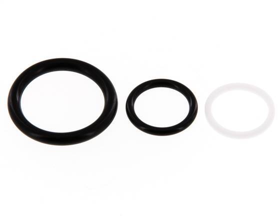 Juego de juntas de PTFE/NBR para acoplamiento hidráulico ISO 14541 (M 24 x 2 y 35 mm) [2 unidades]