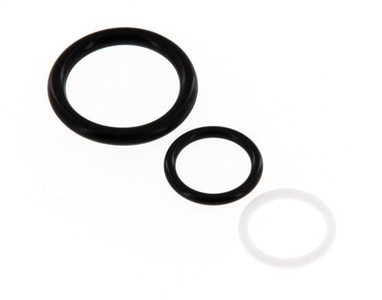 Juego de juntas de PTFE/NBR para acoplamiento hidráulico ISO 14541 (M 24 x 2 y 35 mm) [2 unidades]