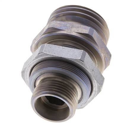 Steel Hydraulic Coupling Socket 15 mm L Cutting Ring ISO 14540/8434-1 D M32 x 3