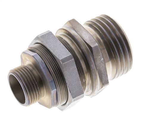 Steel Hydraulic Coupling Socket 15 mm L Cutting Ring ISO 14540/8434-1 D M36 x 3