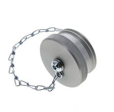 M 54 x 4 Aluminum Dust Protection Cap For Coupling plug with Chain