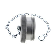 M 54 x 4 Aluminum Dust Protection Cap For Coupling plug with Chain