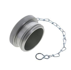 M 54 x 4 Aluminum Dust Protection Cap For Coupling plug with Chain