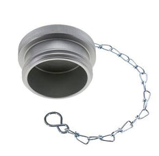 M 54 x 4 Aluminum Dust Protection Cap For Coupling plug with Chain