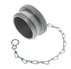 M 54 x 4 Aluminum Dust Protection Cap For Coupling plug with Chain