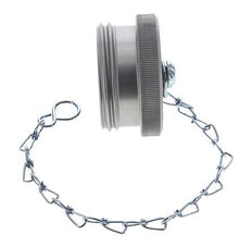 M 54 x 4 Aluminum Dust Protection Cap For Coupling plug with Chain